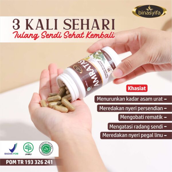 AMRATAS - Obat Herbal Asam Urat Nyeri Sendi Lutut - Image 9