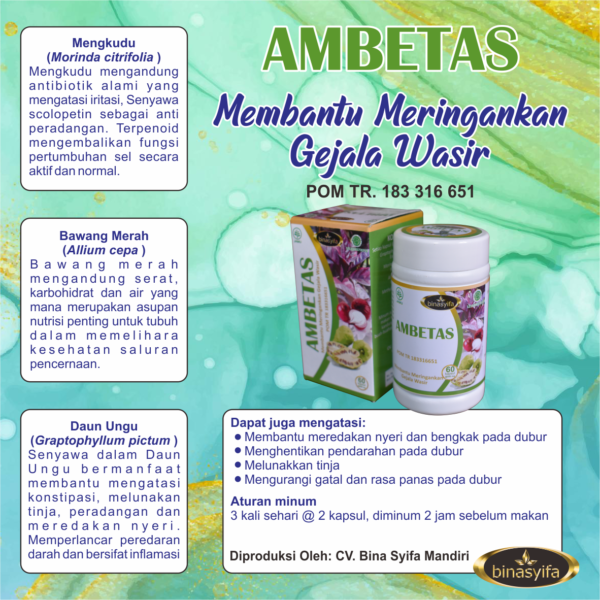 AMBETAS - Mengatasi Ambeien / Wasir sampai Tuntas - Image 4