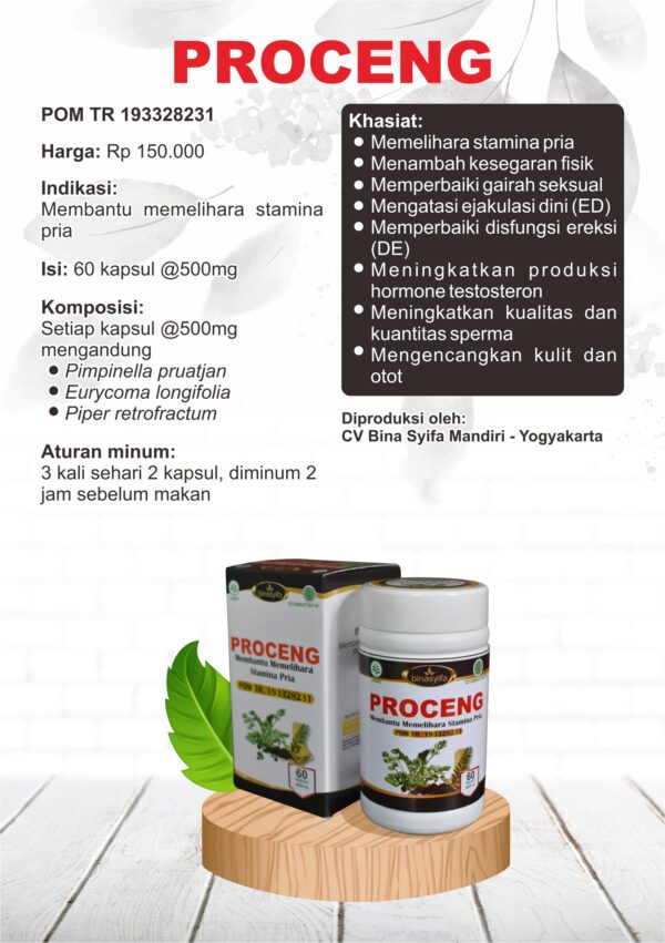 PROCENG - Obat Kuat Pria Stamina - Image 5