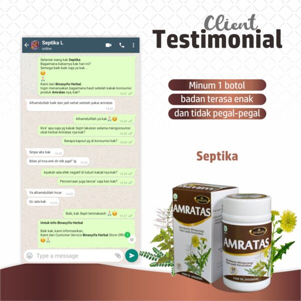 AMRATAS - Obat Herbal Asam Urat Nyeri Sendi Lutut - Image 4