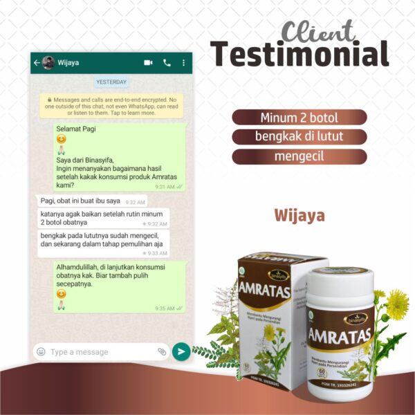 AMRATAS - Obat Herbal Asam Urat Nyeri Sendi Lutut - Image 3