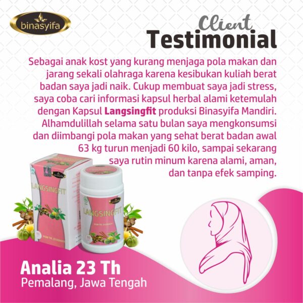 LANGSINGFIT Obat Diet Herbal Penurun Berat Badan - Image 7