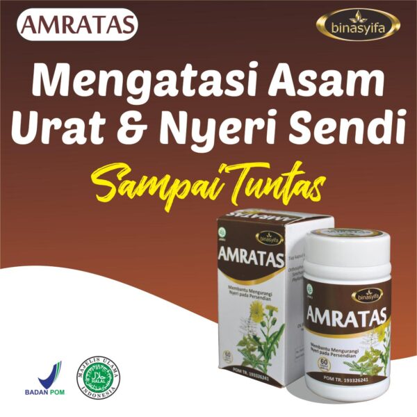 AMRATAS - Obat Herbal Asam Urat Nyeri Sendi Lutut - Image 7